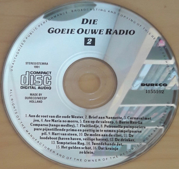 Various : Die Goeie Ouwe Radio 2 (CD, Comp)