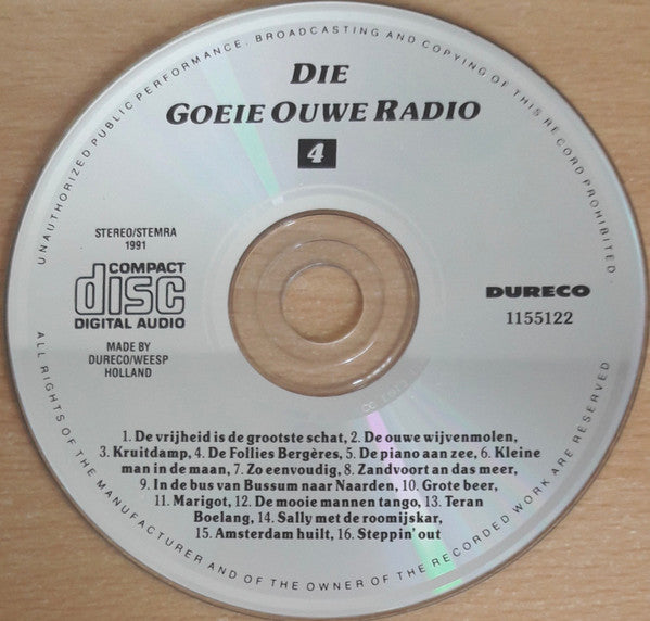 Various : Die Goeie Ouwe Radio 4 (CD, Comp)