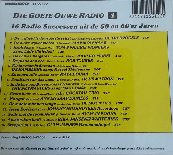 Various : Die Goeie Ouwe Radio 4 (CD, Comp)