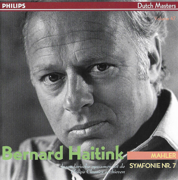 Bernard Haitink, Concertgebouworkest, Gustav Mahler : Symfonie Nr. 7 (CD, Album, RE)