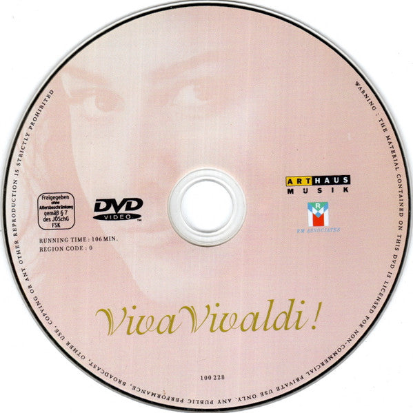 Cecilia Bartoli, Il Giardino Armonico : Viva Vivaldi! (Arias And Concertos) (DVD-V, Multichannel, PAL)