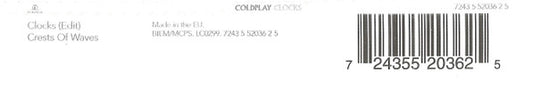 Coldplay : Clocks (CD, Single)