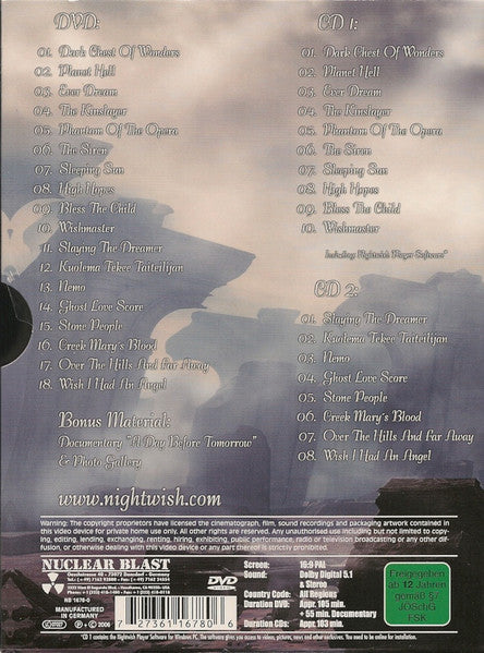 Nightwish : End Of An Era (DVD-V, PAL + CD, Enh + CD + Album, Ltd, Dig)