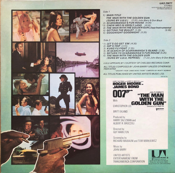 John Barry : The Man With The Golden Gun (Original Motion Picture Soundtrack) (LP)
