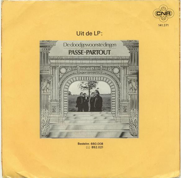 Passe-Partout : De Doodgewoonste Dingen (7", Single)