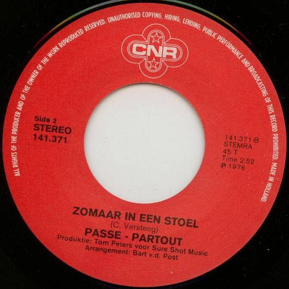 Passe-Partout : De Doodgewoonste Dingen (7", Single)