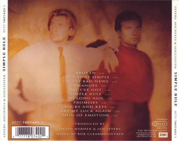 Soulsister : Simple Rule (CD, Album)