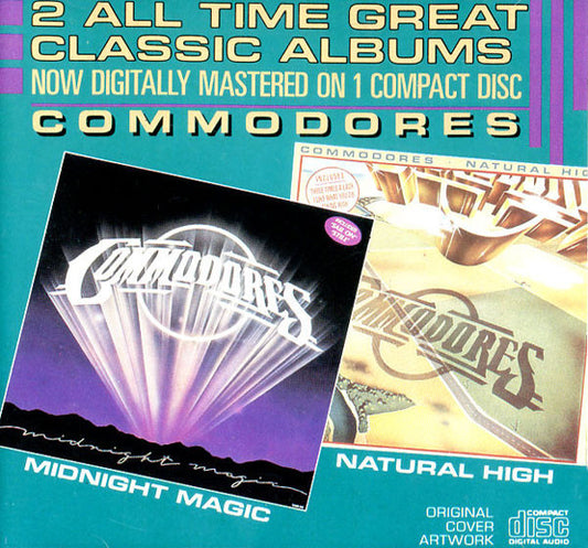 Commodores : Natural High / Midnight Magic (CD, Album, Comp, RE)
