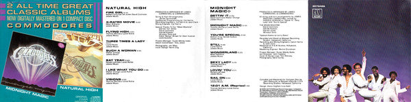 Commodores : Natural High / Midnight Magic (CD, Album, Comp, RE)