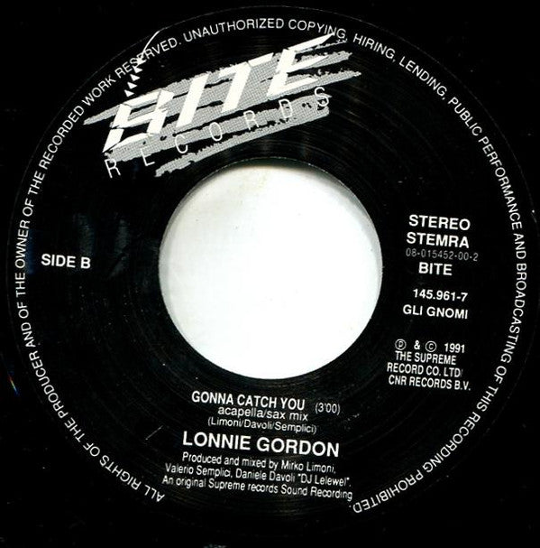 Lonnie Gordon : Gonna Catch You (7", Single)