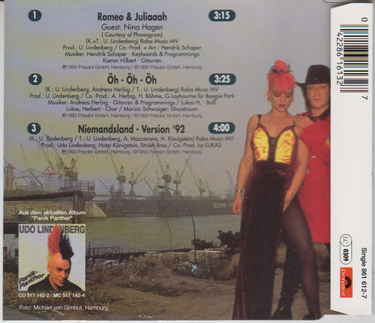 Udo Lindenberg & Nina Hagen : Romeo & Juliaaah (CD, Maxi)