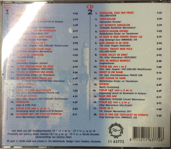 Various : Nederland Zingt Voor Israel (2xCD, Comp)