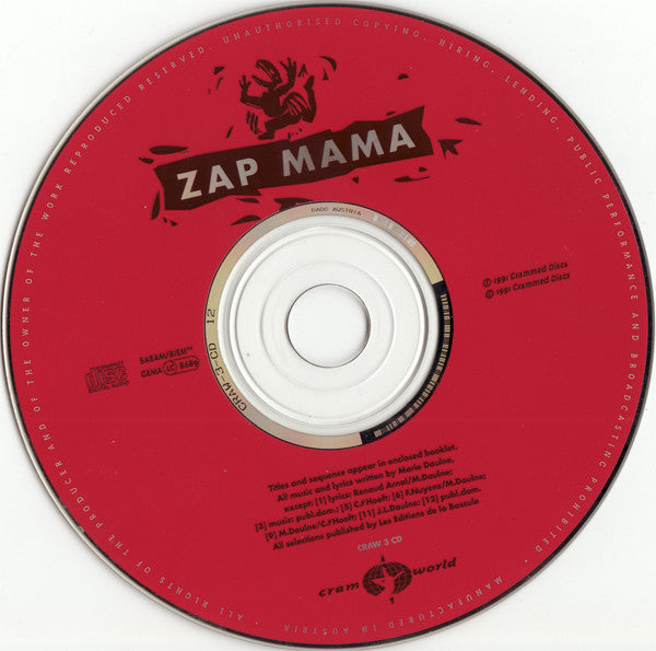Zap Mama : Zap Mama (CD, Album)