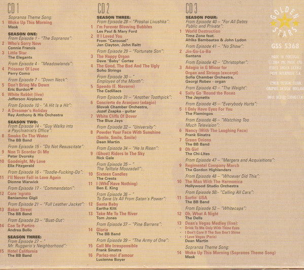 Various : Fuhgeddaboudit! Music You Heard On The Sopranos (3xCD, Comp + Box)