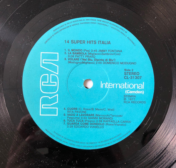 Various : 14 Superhits Italia (LP, Comp)