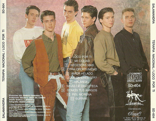 Terapia Nacional : Loco Por Tí (CD, Album)