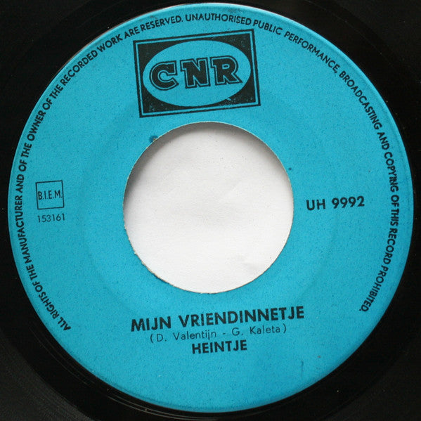 Heintje : Mijn Vriendinnetje / Mama Vertel Me (7", Single)