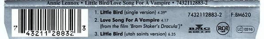 Annie Lennox : Little Bird / Love Song For A Vampire (CD, Single)
