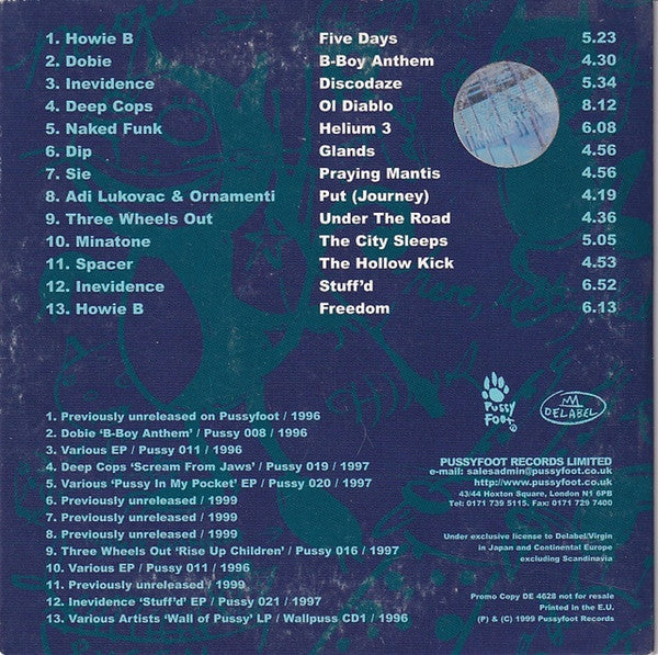 Various : My Left Pussyfoot (CD, Comp, Promo)