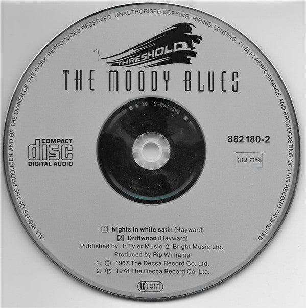 The Moody Blues : Nights In White Satin (CD, Single)