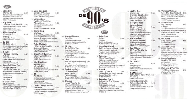 Various : Het Gevoel Van De 90's (2xCD, Comp)