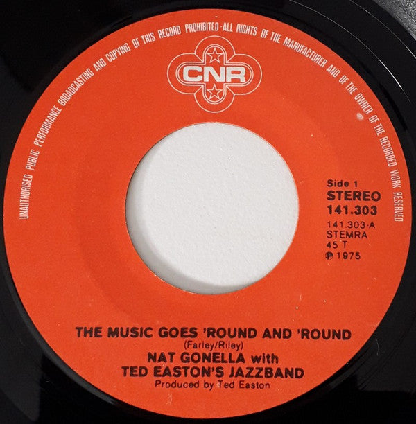 Nat Gonella With Ted Easton's Jazzband : The Music Goes 'round And 'round (7", Single)