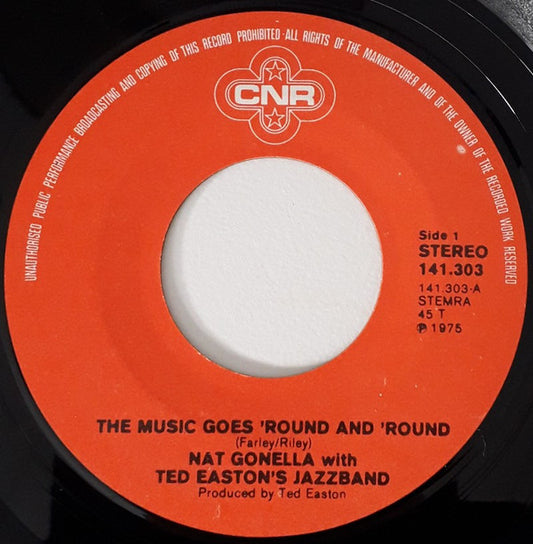 Nat Gonella With Ted Easton's Jazzband : The Music Goes 'round And 'round (7", Single)
