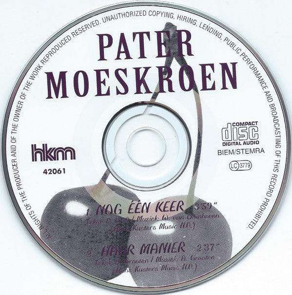 Pater Moeskroen : Nog Één Keer (CD, Single)