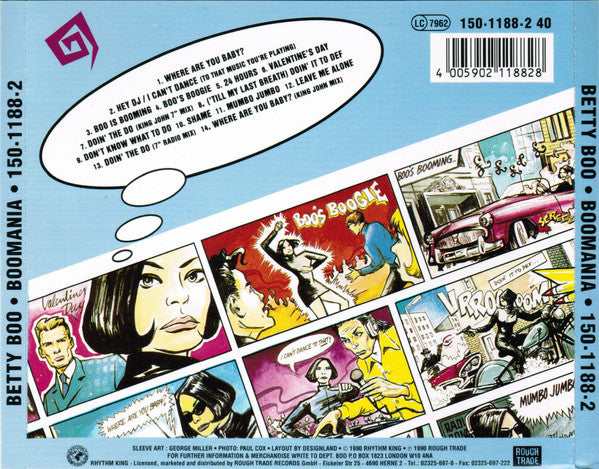 Betty Boo : Boomania (CD, Album)