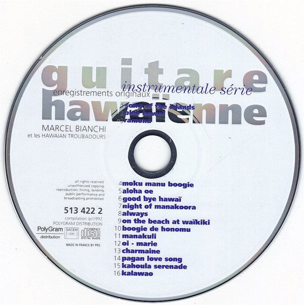Marcel Bianchi, Les Hawaian Troubadours : Guitare Hawaïenne (Instrumentale Série) (CD, Comp)