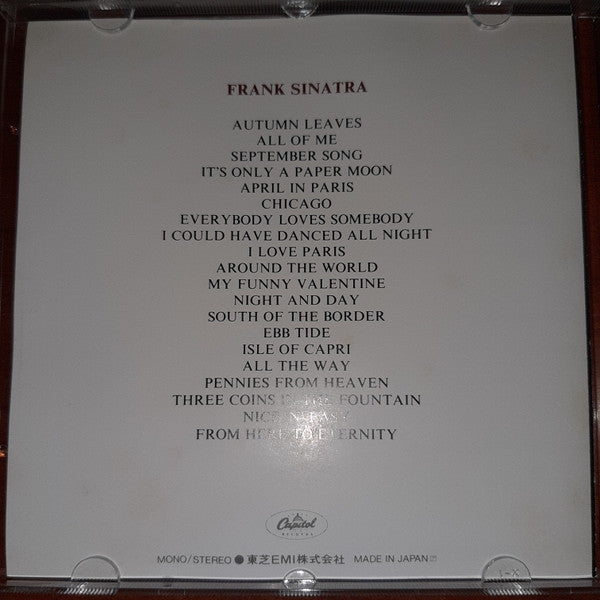 Frank Sinatra : Frank Sinatra (CD, Comp, Mono)