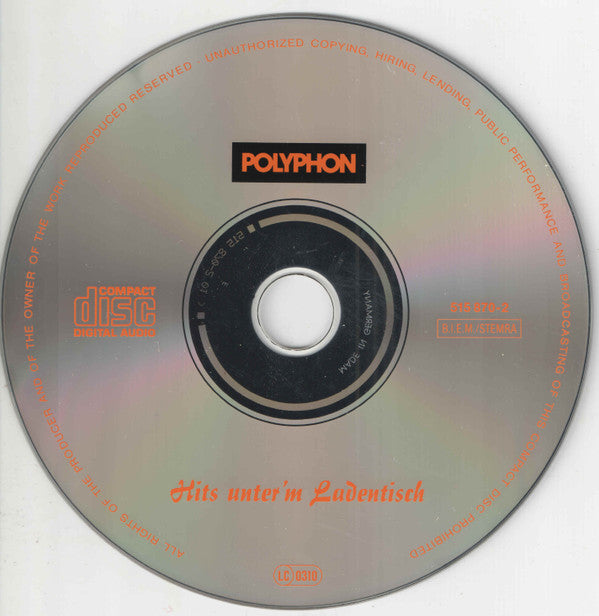 Various : Hits Unter'm Ladentisch (CD, Comp)