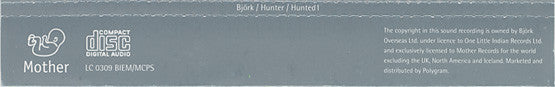 Björk : Hunter (CD, Single, Promo)