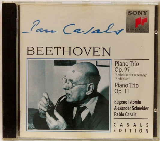 Ludwig van Beethoven : Eugene Istomin, Alexander Schneider, Pablo Casals : Piano Trio Op. 97 "Archduke" / Piano Trio Op. 11 (CD, Comp, RM, RP)