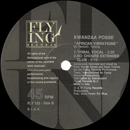 Kwanzaa Posse : African Vibrations (2x12")