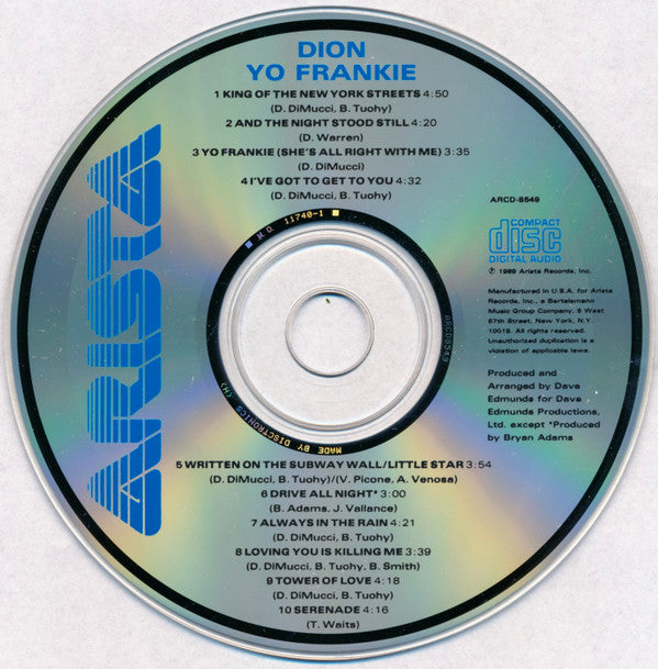 Dion (3) : Yo Frankie (CD, Album)