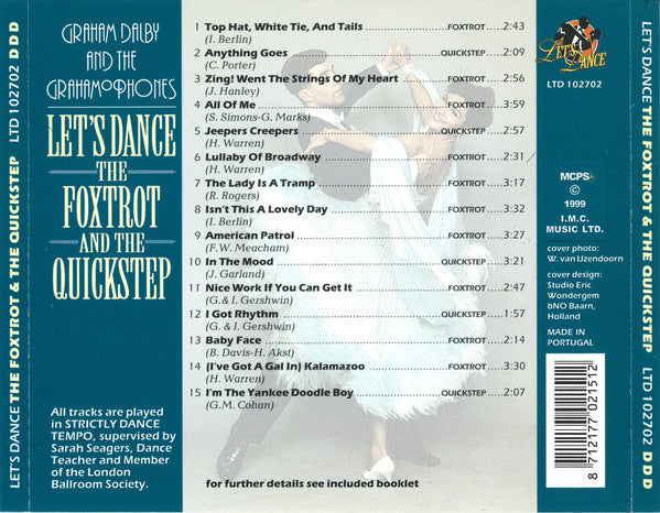 Graham Dalby & The Grahamophones : Let's Dance The Foxtrot And The Quickstep (CD, Album)