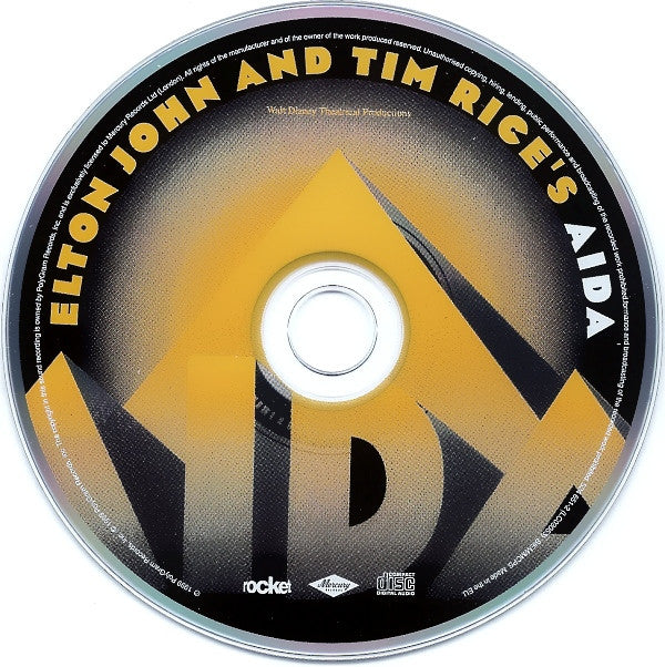 Elton John And Tim Rice : Aida (CD, Album)