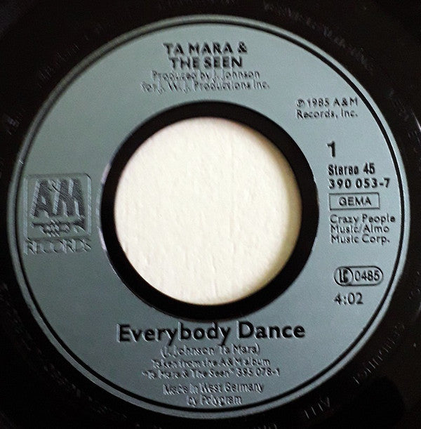 Ta Mara & The Seen : Everybody Dance (7", Single)