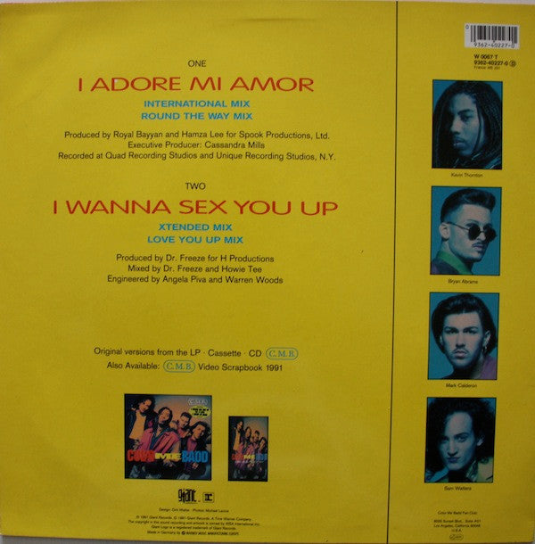 Color Me Badd : I Adore Mi Amor (12")