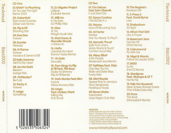 Various : The Annual Ibiza 2002 (2xCD, Comp, Mixed)