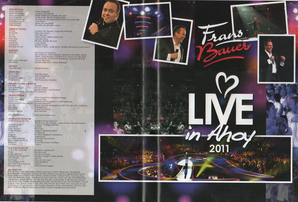 Frans Bauer : Live in Ahoy 2011 (DVD-V, PAL)