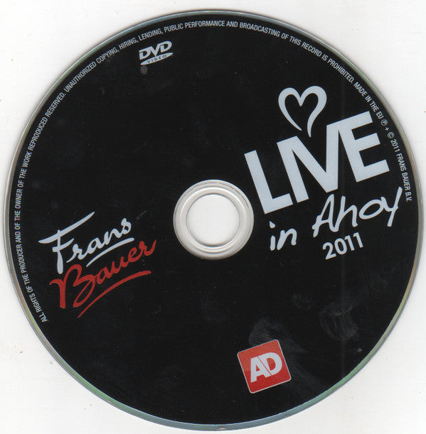Frans Bauer : Live in Ahoy 2011 (DVD-V, PAL)