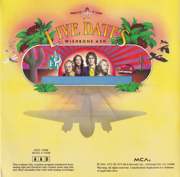 Wishbone Ash : Live Dates (2xCD, Album, RE, Fat)