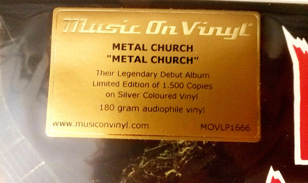 Metal Church : Metal Church (LP, Album, Ltd, Num, RE, Sil)