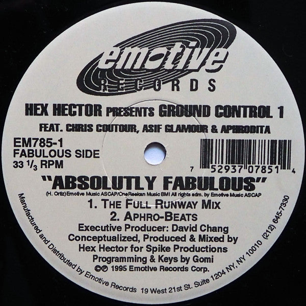 Hex Hector : Ground Control 1 (12")