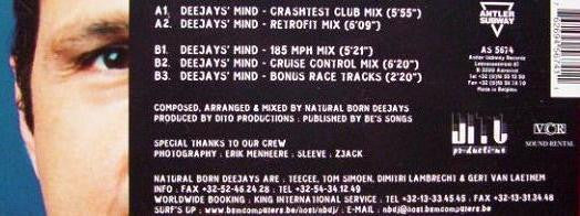 Natural Born Deejays : Deejay's Mind (12")