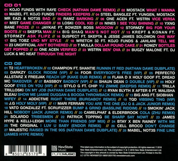 Nathan Dawe : Pure Anthems (UK Rap, House, Grime & Bassline) (2xCD, Comp, Mixed)
