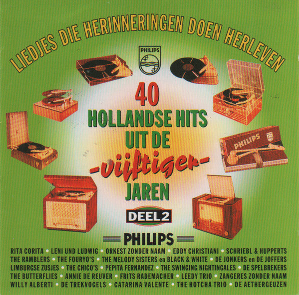 Various : 40 Hollandse Hits Uit De Vijftiger Jaren - Deel 2 (2xCD, Comp)