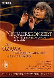 Seiji Ozawa / Wiener Philharmoniker : Neujahrskonzert 2002 / New Year's Concert 2002 DVD (DVD)